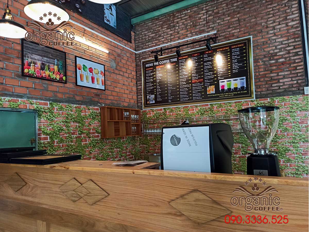 Quán Café Time Nguyễn Duy Trinh Quận 9 Cùng Bộ Máy Pha Cà Phê CRM-3200B